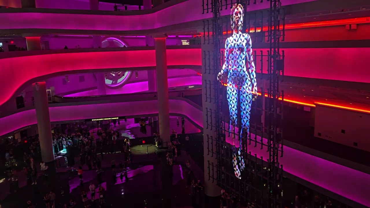 Sphere Las Vegas Hologram Lobby Lady