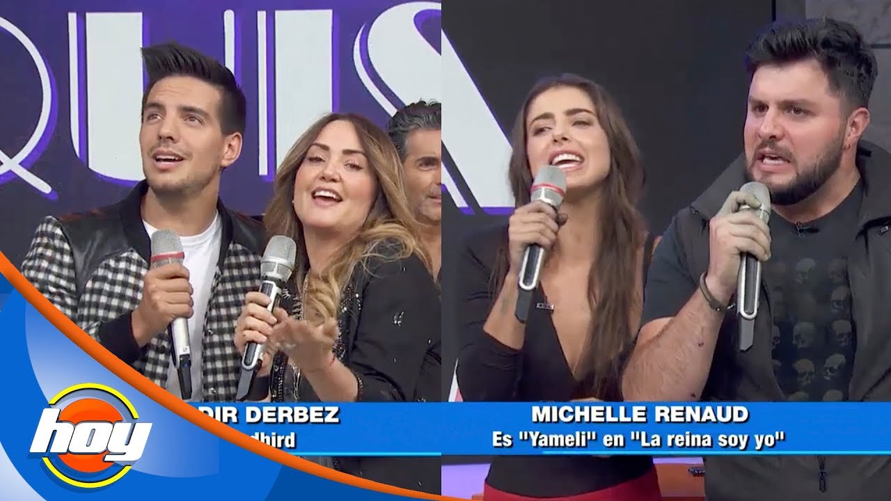 Duelo entre Michelle Renaud vs Vadhir Derbez | Canta la palabra | Hoy