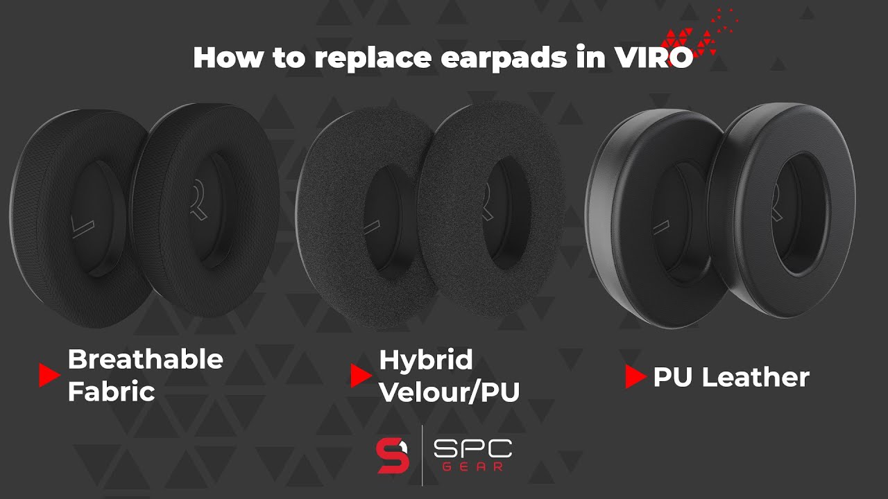 SPC Gear | Jak wymienić nausznice w VIRO | How to replace earpads in VIRO