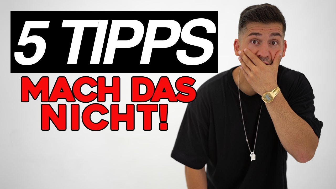 STYLE TIPPS FÜR MÄNNER | BITTE mach das NICHT | Kosta Williams