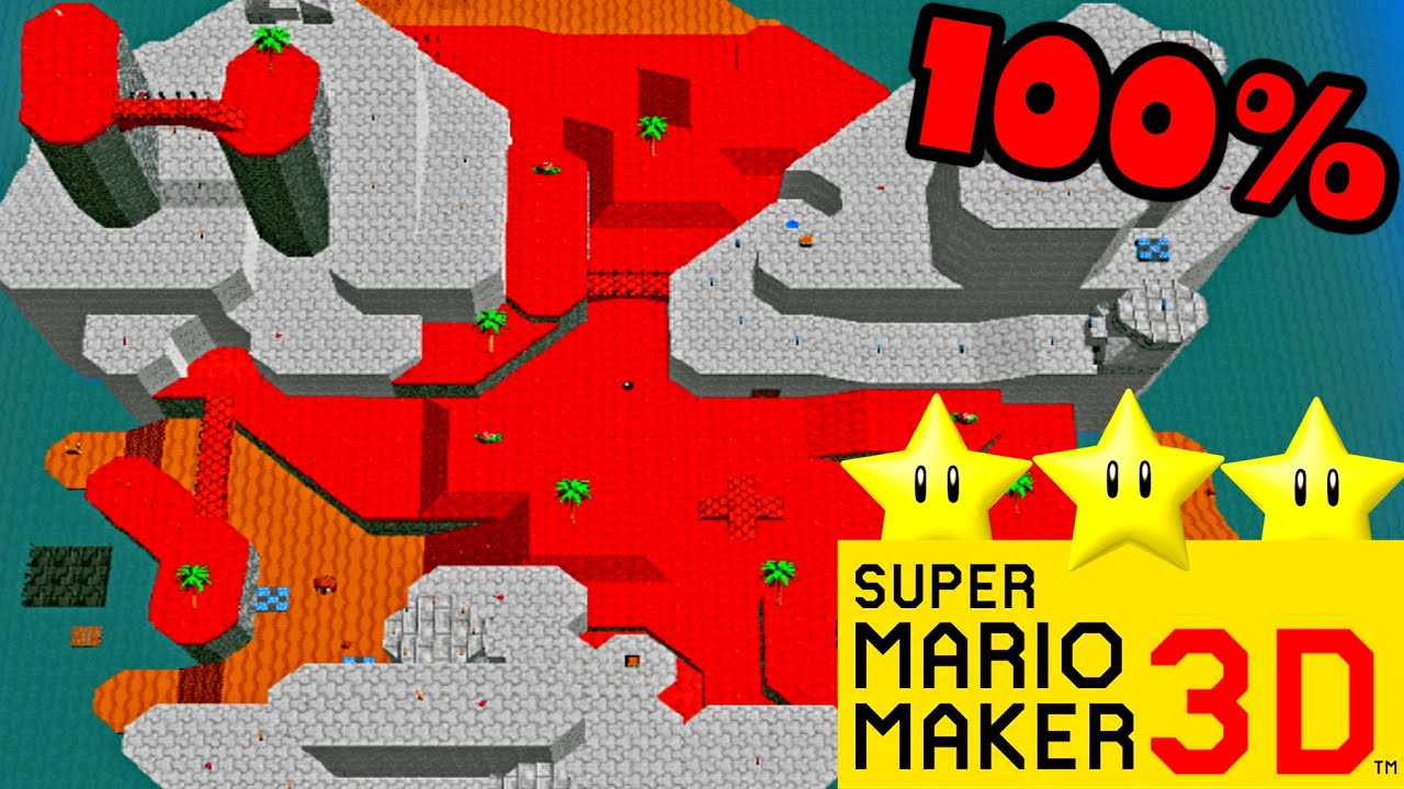 Mario Builder 64 🔨 Flying Fish Island by blackzerfc 🔨 100% Walkthrough Super Mario 64 Hack