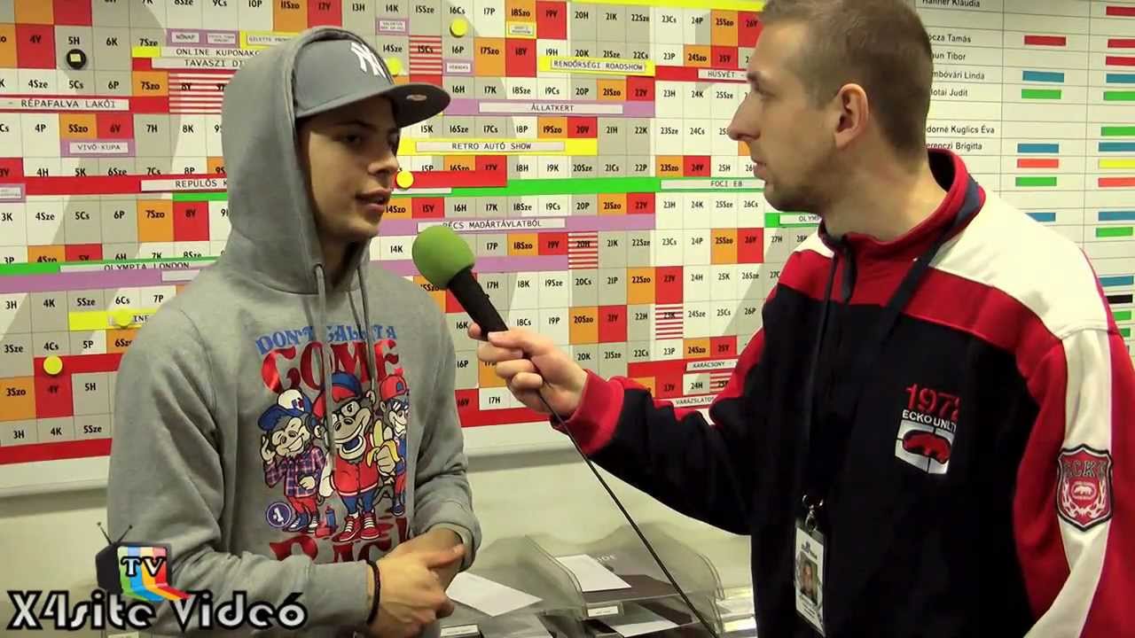 X4site Online TV - Interjú - Éder Krisztiánnal. (SP) - ÁRKÁD PÉCS 2012