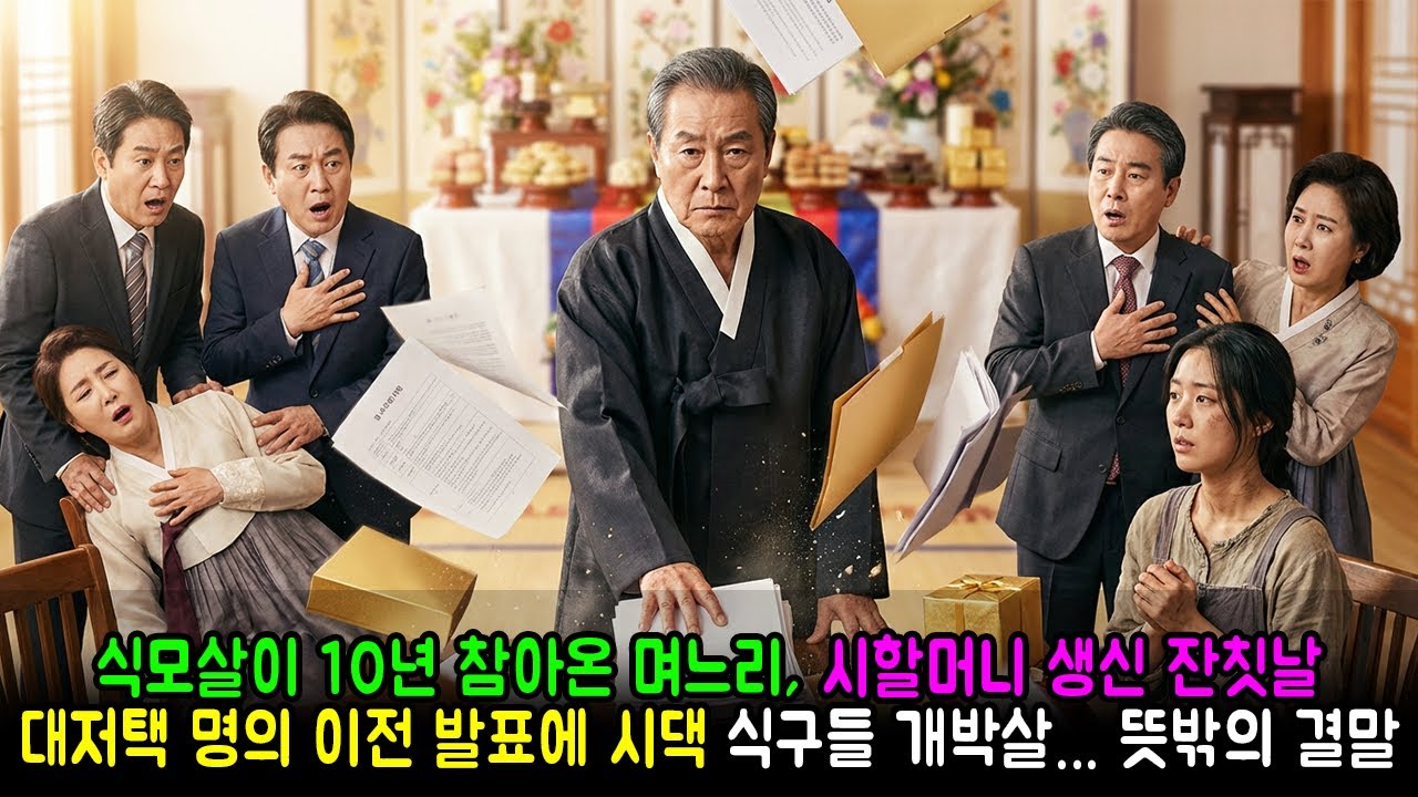 식모살이 10년 참아온 며느리, 시할머니 생신 잔칫날 대저택 명의 이전 발표에 시댁 식구들 개박살... 뜻밖의 결말 | 반전사연 | 감동사연 | 노후사연 | 막장사연