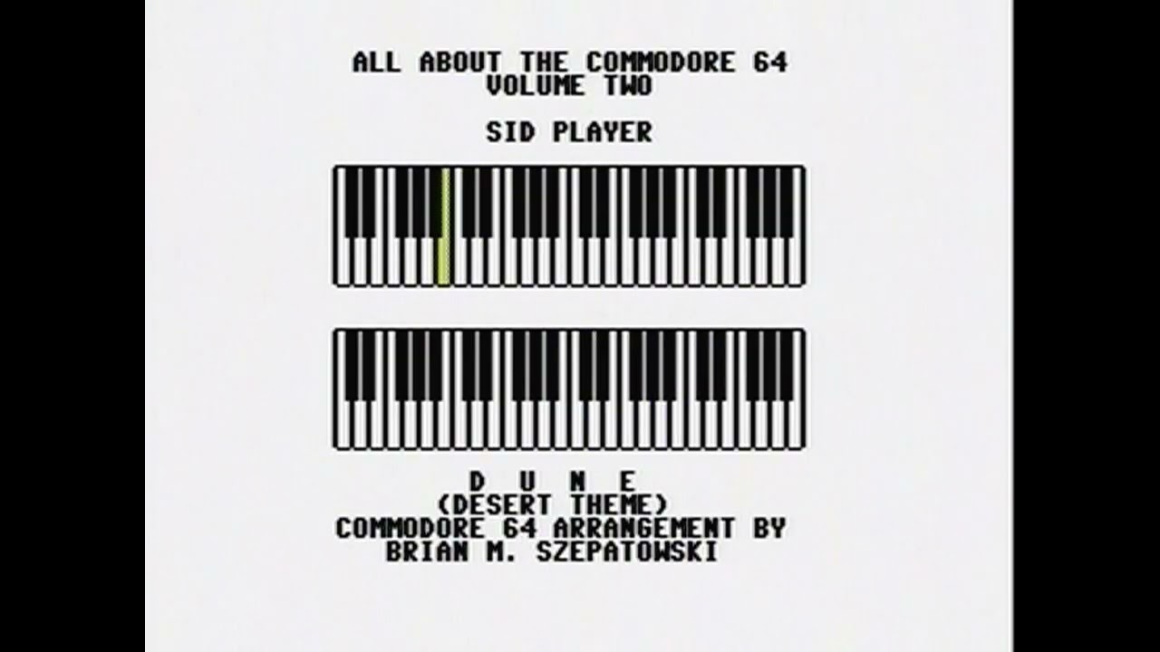 “DUNE Desert Theme (1984)” | REAL Commodore 64 (C64) Sid Player – REAL SID CHIP