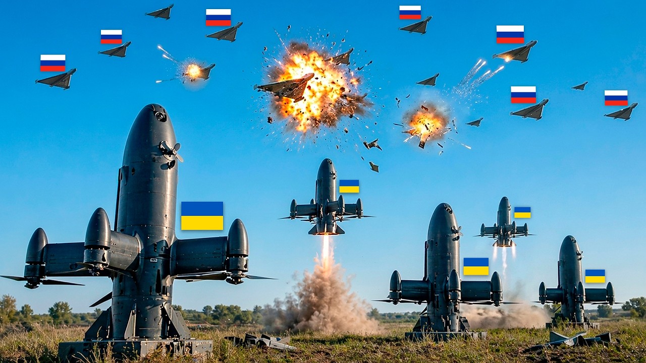 Украинские FPV-дроны-перехватчики выслеживают российских шахедов.