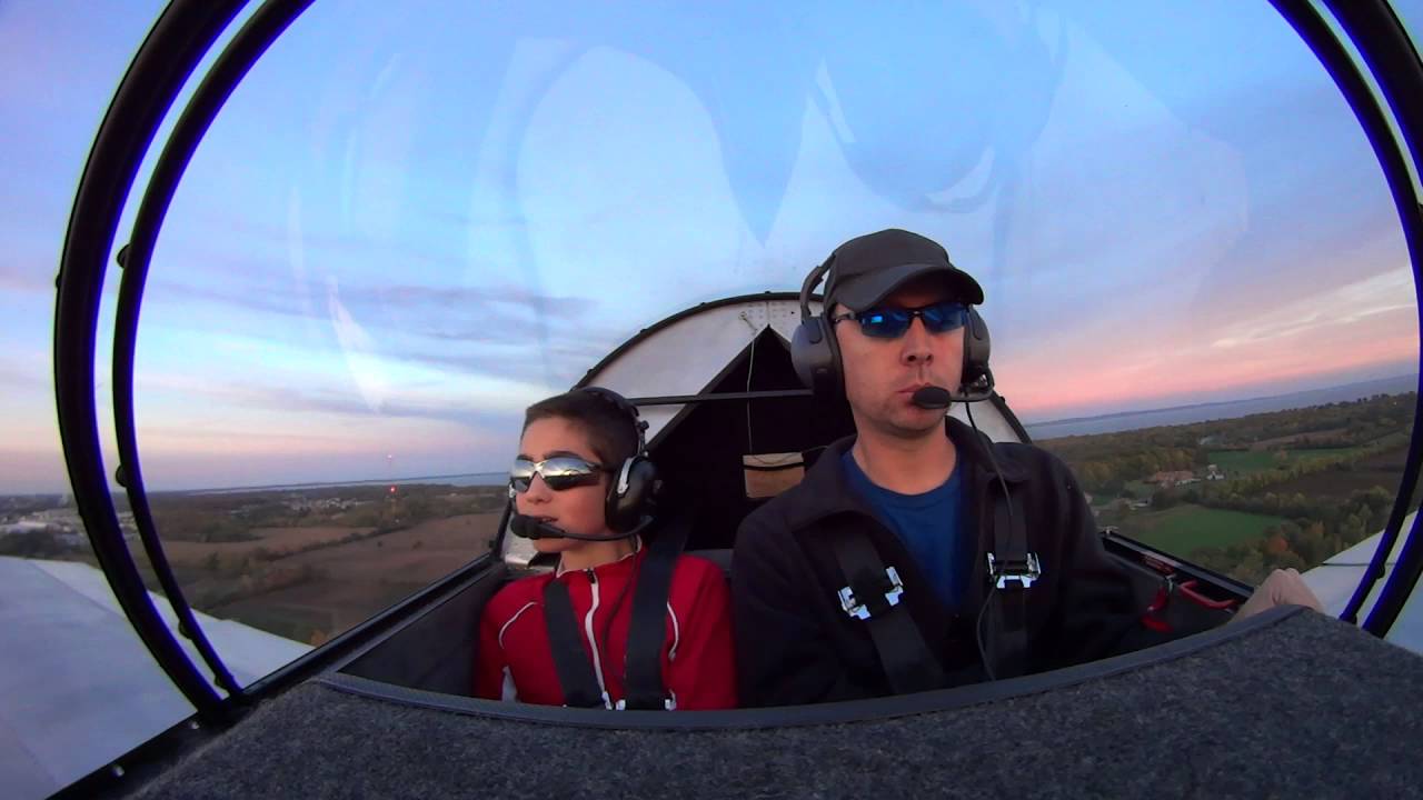 Beau's First Flight Ever!         Sonex N920MB 