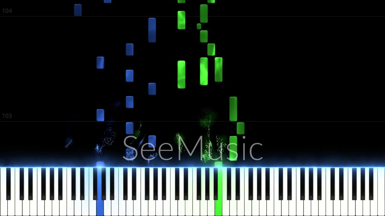 Iron Maiden - Wasted Years - Allison Shearer (piano tutorial - SeeMusic)