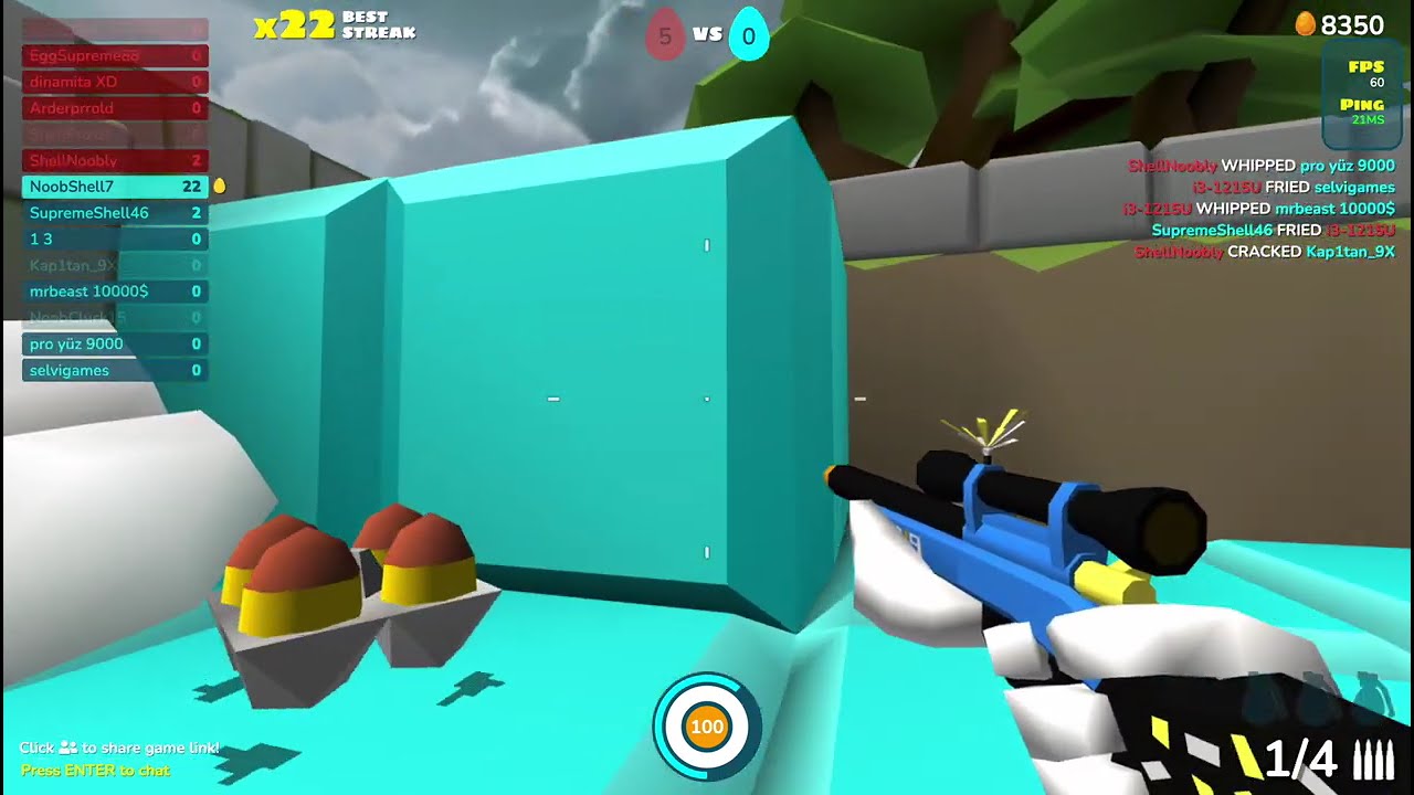 23 Killstreak! - Shell Shockers