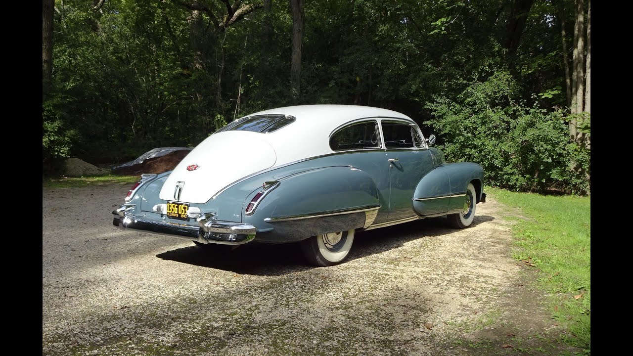 1942 Cadillac Series 62 2 Door Coupe Fastback & Engine Sound on My Car Story with Lou Costabile