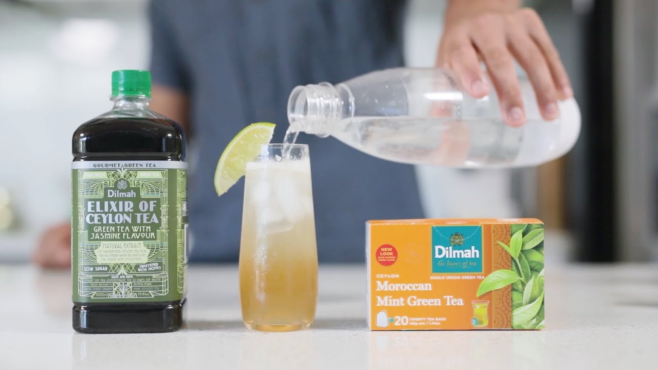 Easy mocktail recipes using Dilmah Elixir of Green Tea with Jasmine – S01E08