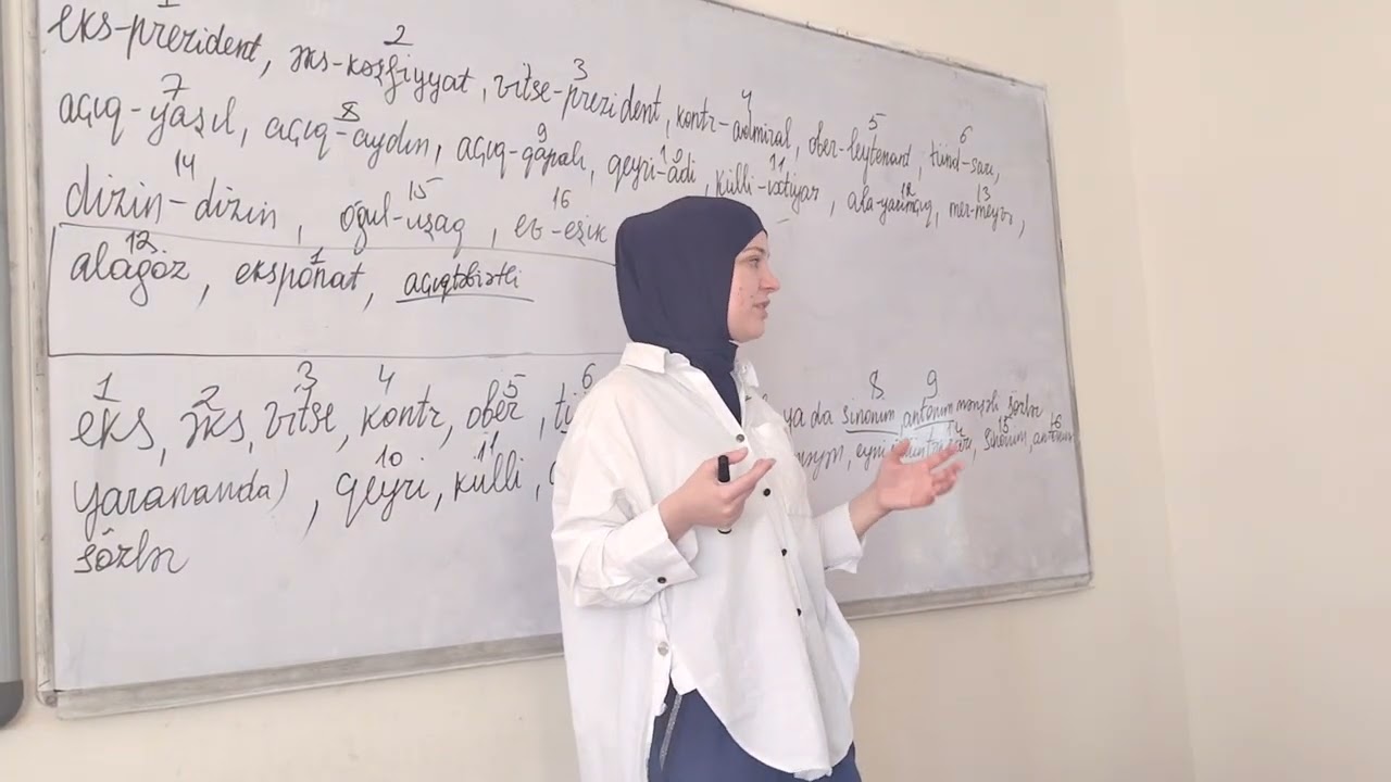 Mürəkkəb sözlərin yazılışı 