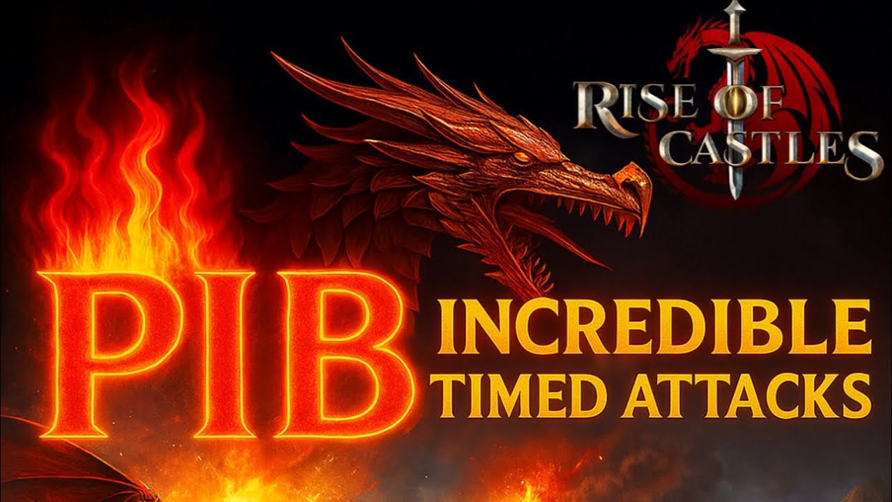 Rise of Castles | PIB(404) Timed Attacks on Super Max Castles – Eden Map 900014 | Season X1