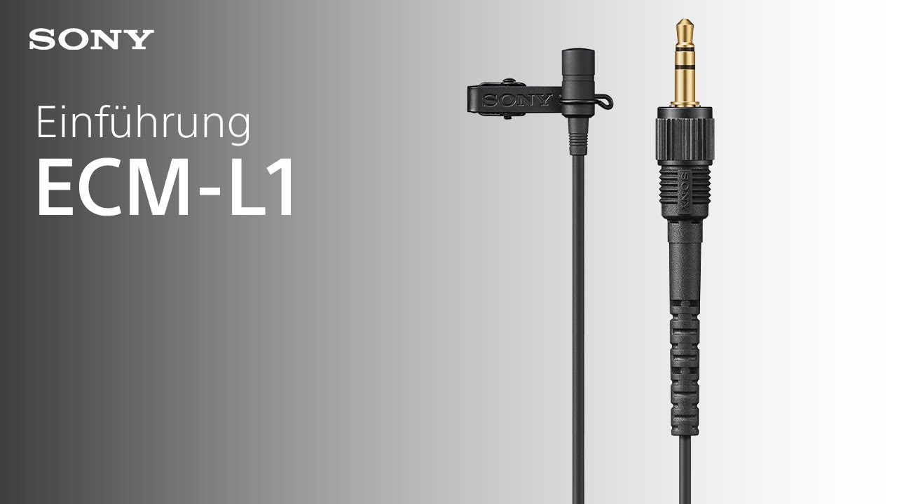 Einf&uuml;hrung des Sony ECM-L1 Lavalier-Mikrofons