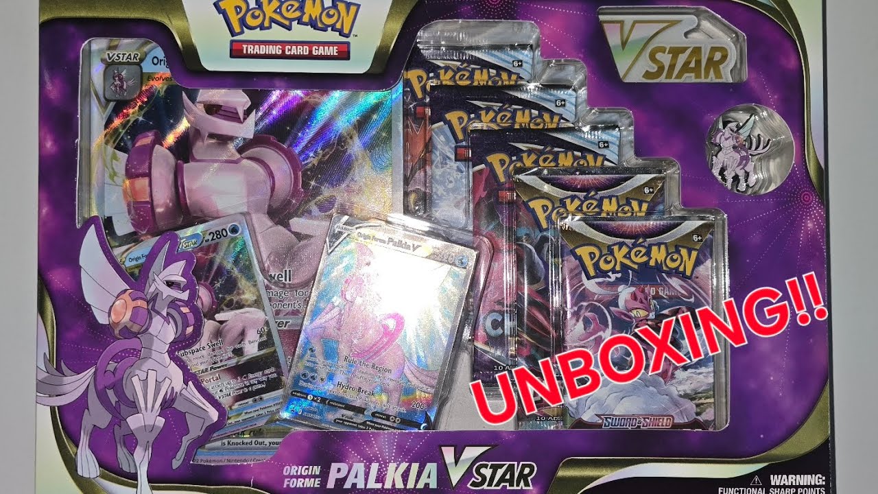 Origin Frome Palkia VStar Premium Collection Box OPENING!! (Pok&eacute;mon TCG UNBOXING!!) WE GOT A HIT!!