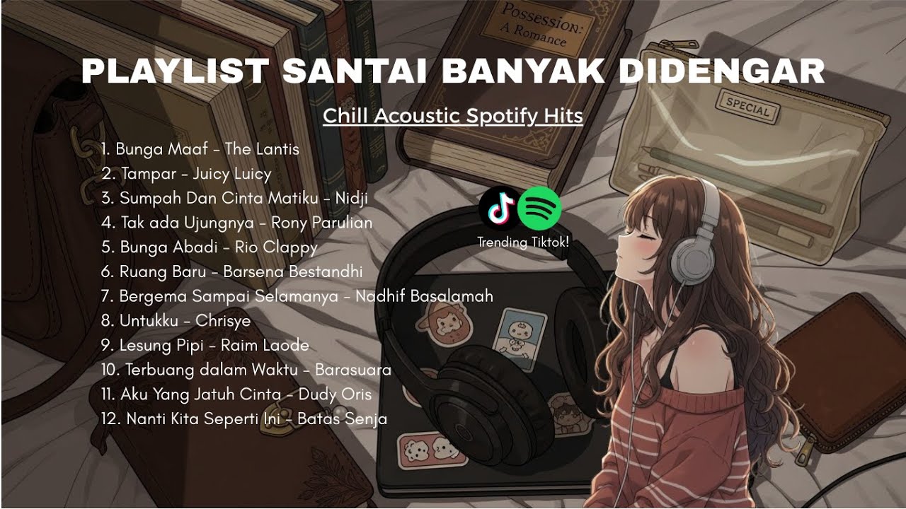Lagu Pop Indo Terpopuler - Hits Spotify TikTok Viral - Playlist Terbaik Paling Banyak Didengar