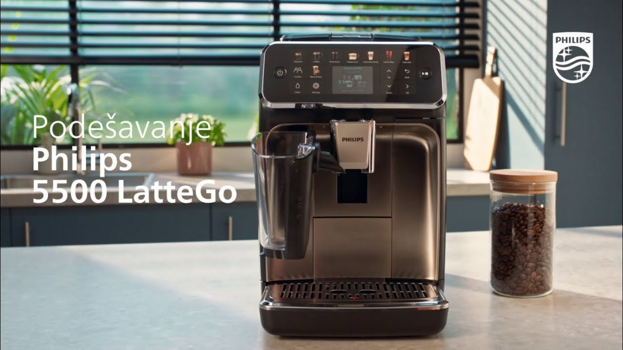 Philips LatteGo 5500 – kako postaviti automatski aparata za kafu