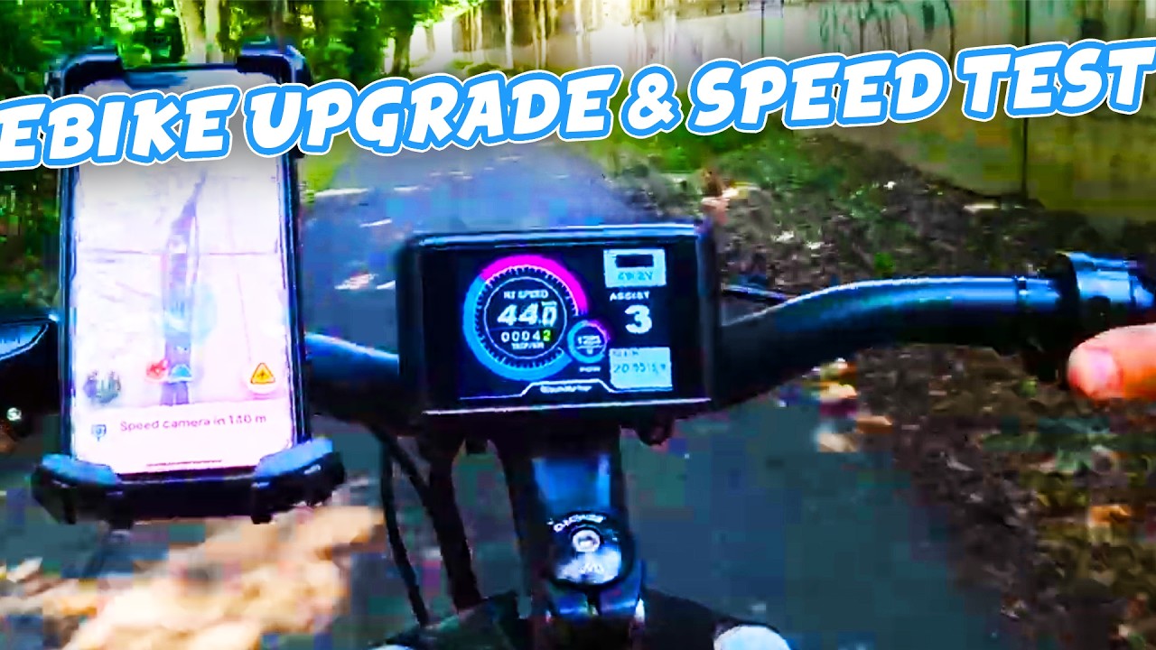 2000W Battery Upgrade from 750W - Ebike Speed Test | ELmoto ebike rebuild increase speed 50mph
