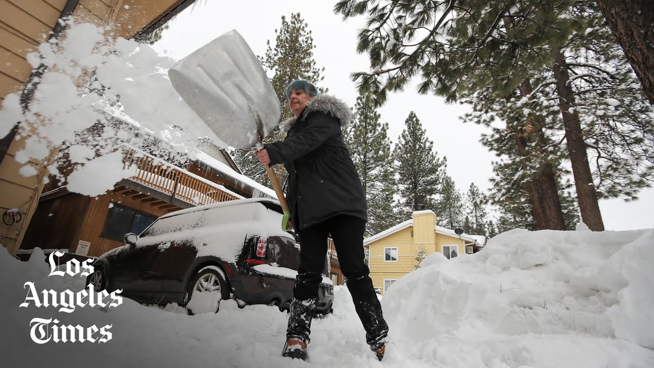 Last wave of winter storm hits Southern California, bringing snow, hail and rain