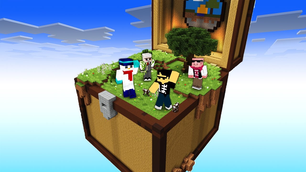 【マイクラ】巨大なチェストの世界でサバイバル
