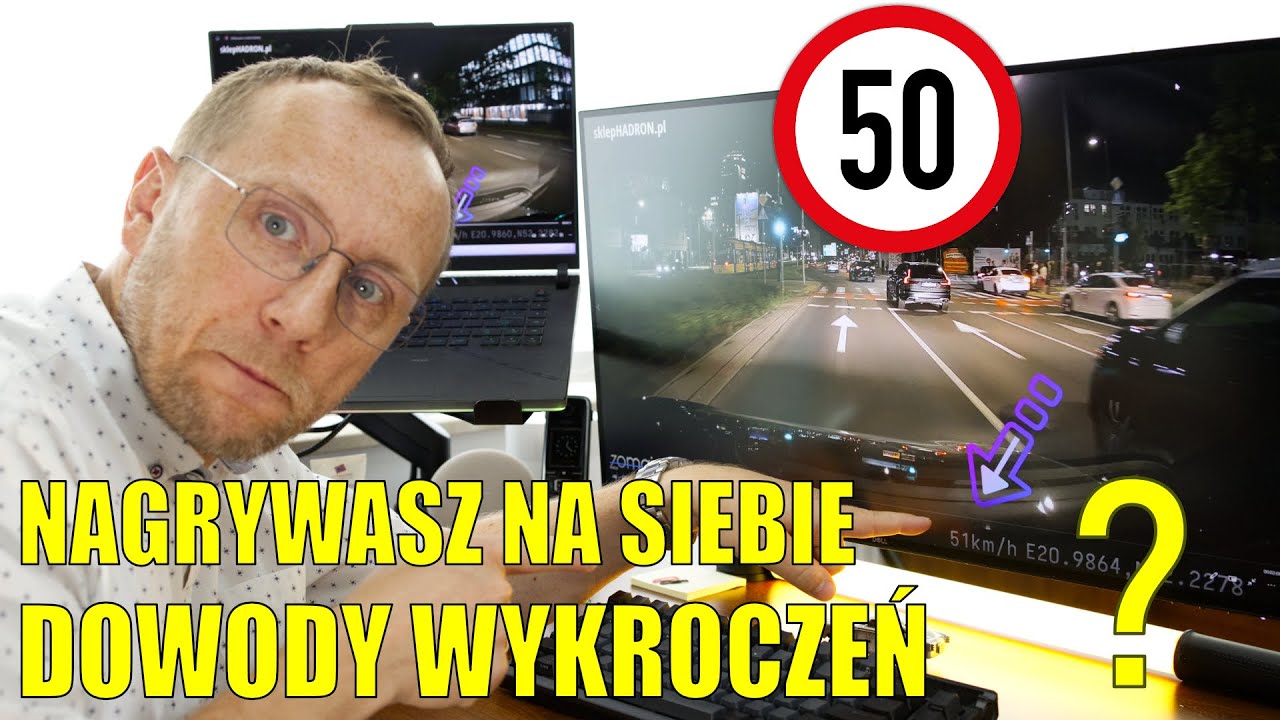 Jak wyłączyć znacznik prędkości na nagraniu z samochodowego wideorejestratora?