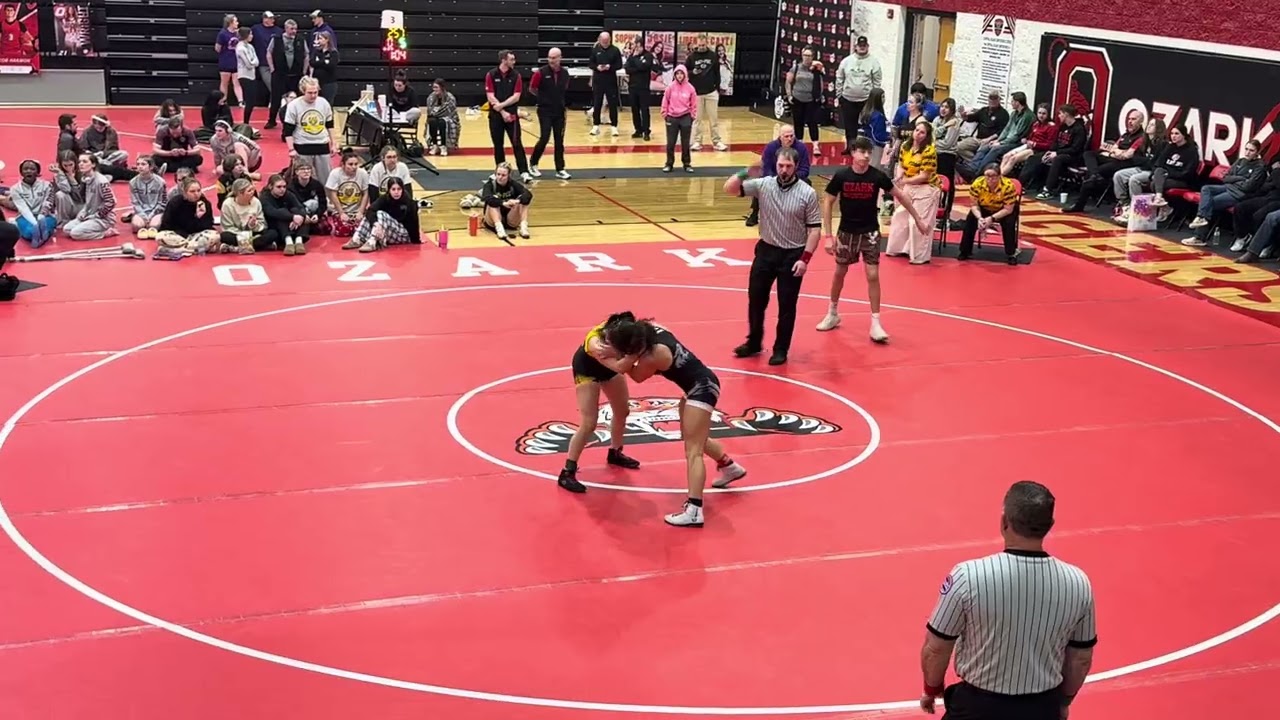 MSHSAA Girls Class 2 District 3, 02/14/2026, 3rd Match, Lynnae Dixon…Going to State in 3rd