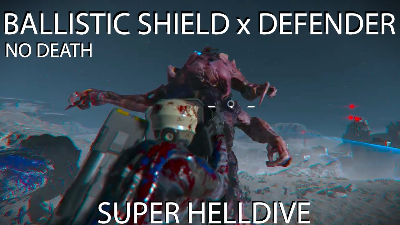 Helldivers 2 - BALLISTIC SHIELD x DEFENDER - Illuminate Invasion - Ballistic Shield Build
