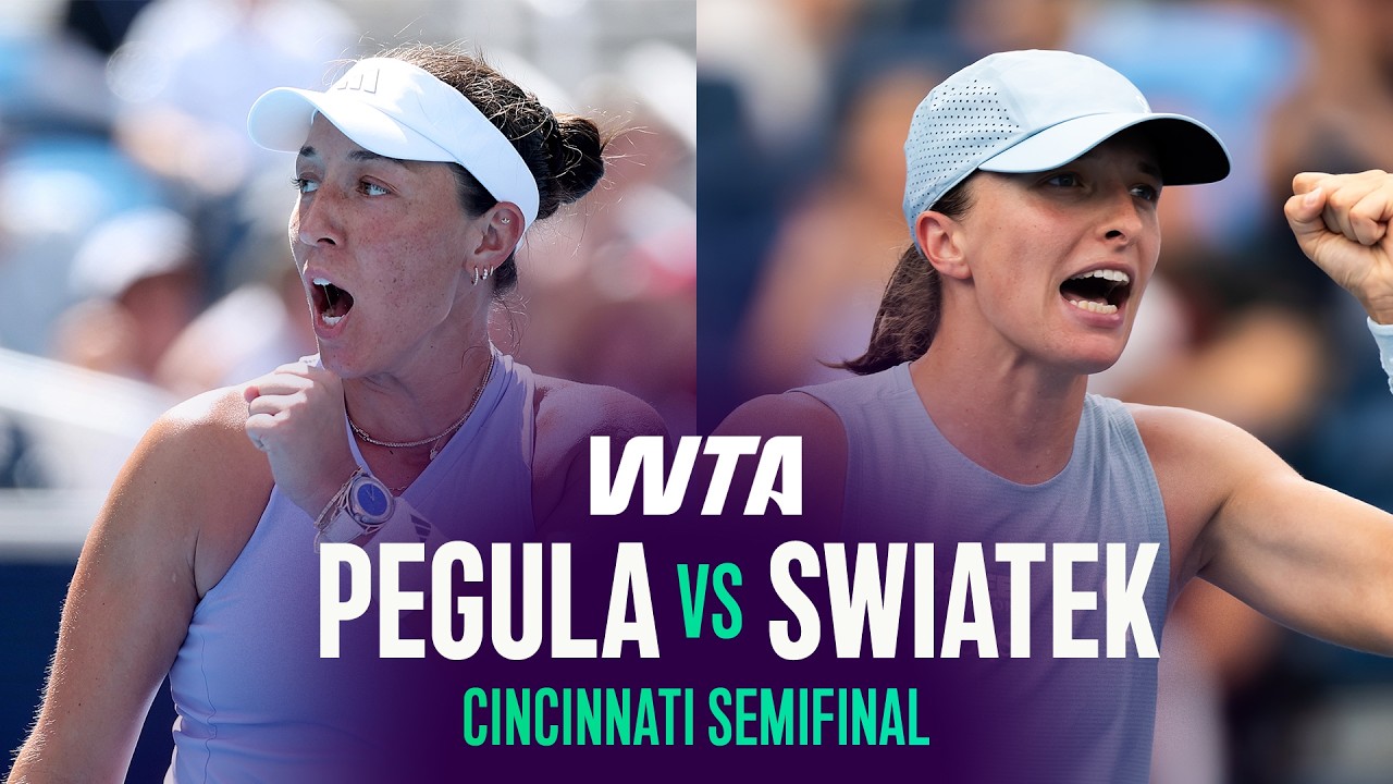 Jessica Pegula vs. Iga Swiatek | 2026 Cincinnati Semifinal | WTA Match Highlights