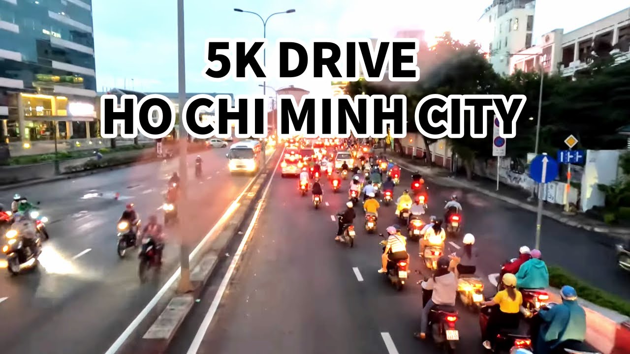 5K Driving Tour🛵Ho Chi Minh City☀️Vietnam