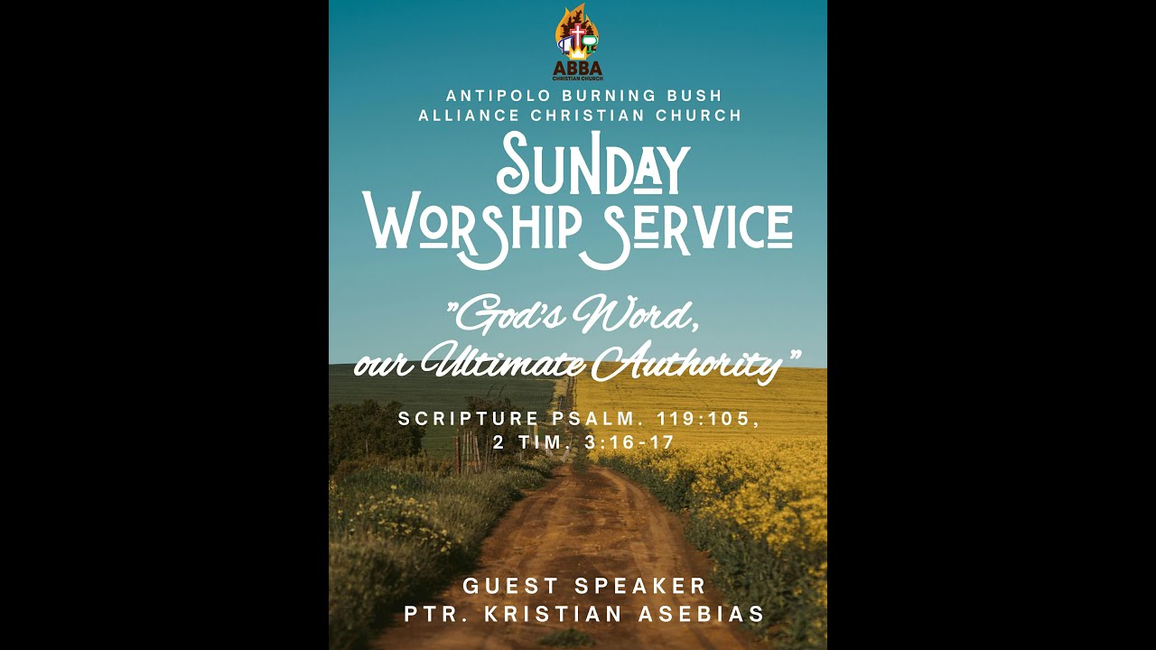 God’s Word, Our Ultimate Authority