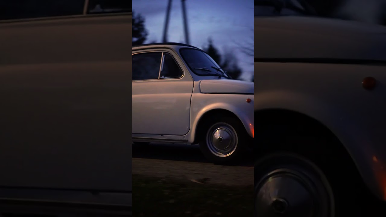 Fiat 500 z 1971 r - klasyka włoskiej motoryzacji. #fiat500 #oldtimer #klasyki #motoryzacja