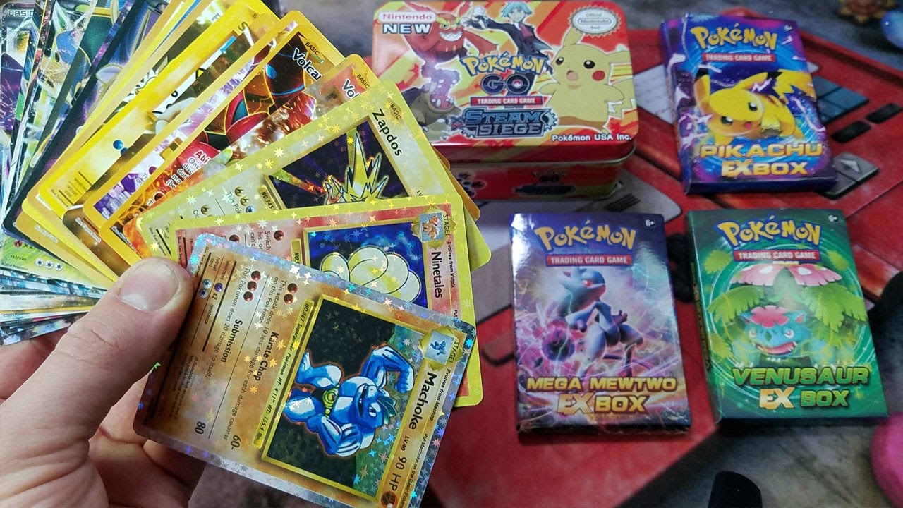 24 ULTRA RARE PULLS! OPENING FAKE PIKACHU EX, VENUSAUR EX & MEWTWO EX BOXES + FAKE POKEMON CARD TIN