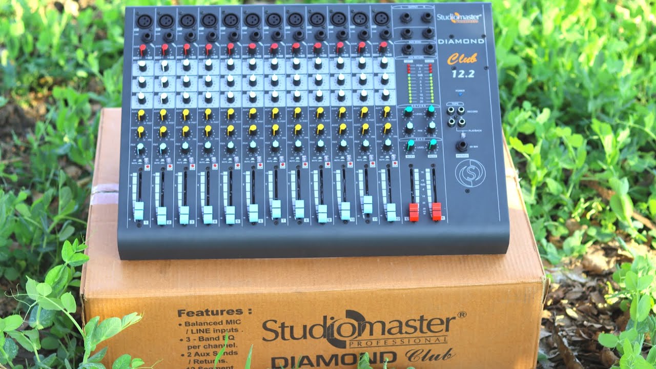 12 Channel Mixer Live Testing And Price || Studiomaster DC 12.2 Mixer Price | Singing program mixer