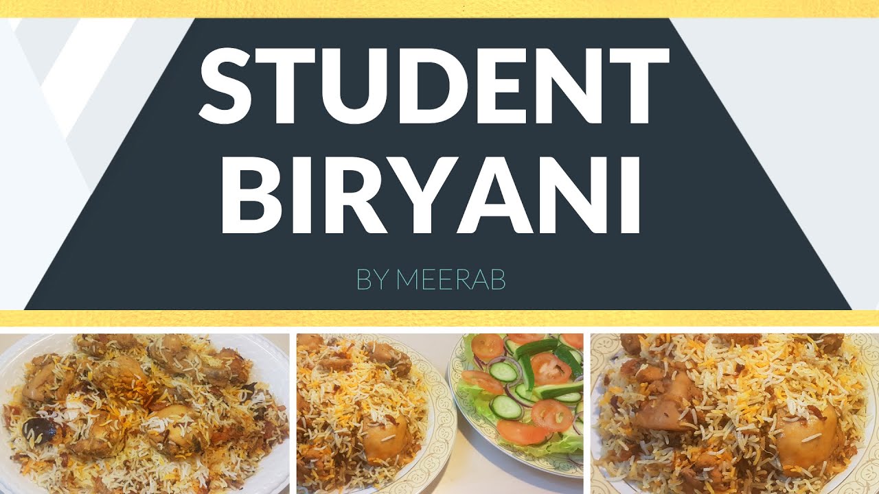 CHICKEN BIRYANI | How to make 4 easy steps Student Biryani | सिंपल चिकन बिरयानी | آسان چکن بریانی