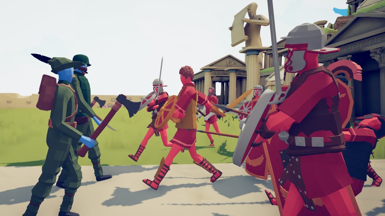 TABS: WW1 Italian soldiers vs Soldiers from the Roman Empire