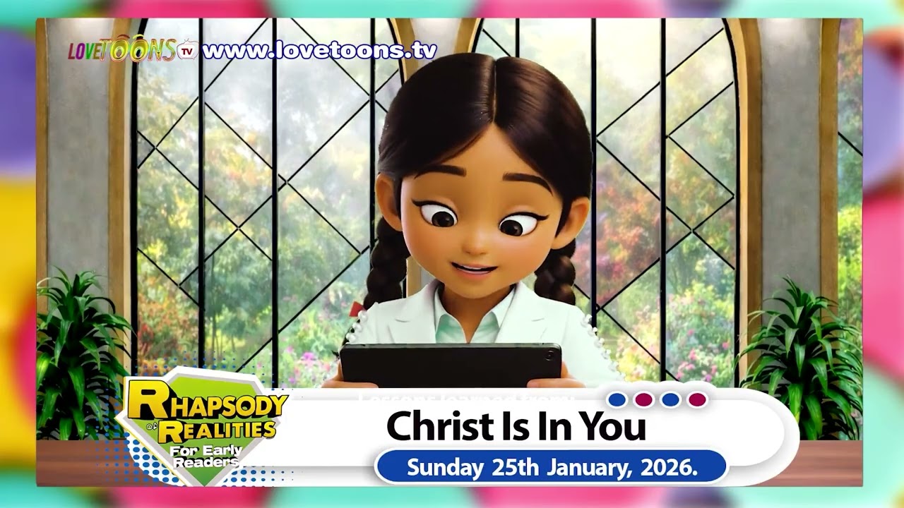 🗣️😃 𝘾𝙝𝙧𝙞𝙨𝙩 𝙄𝙨 𝙄𝙣 𝙔𝙤𝙪 ~ Today’s Rhapsody of Realities for Early Readers - Sunday 25 January, 2026