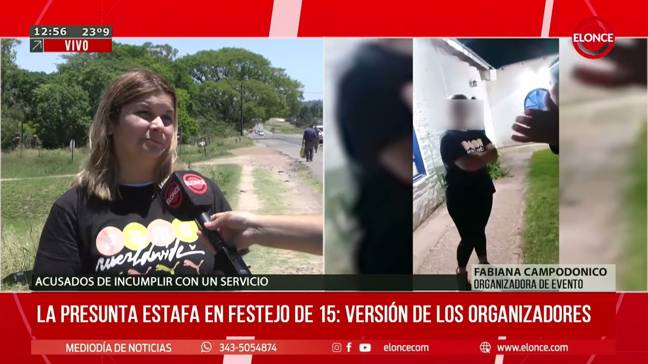 Presunta estafa en festejo de 15: la versión de los organizadores-ELONCE-24/11/2025