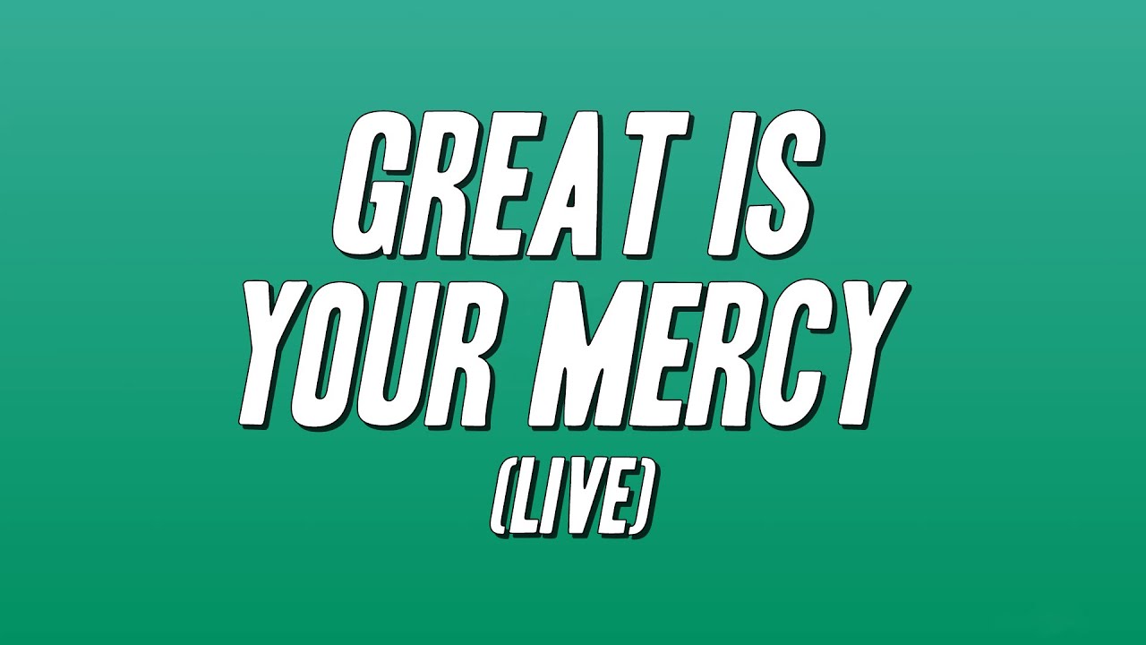 Donnie McClurkin - Great Is Your Mercy (Live) [Lyrics]