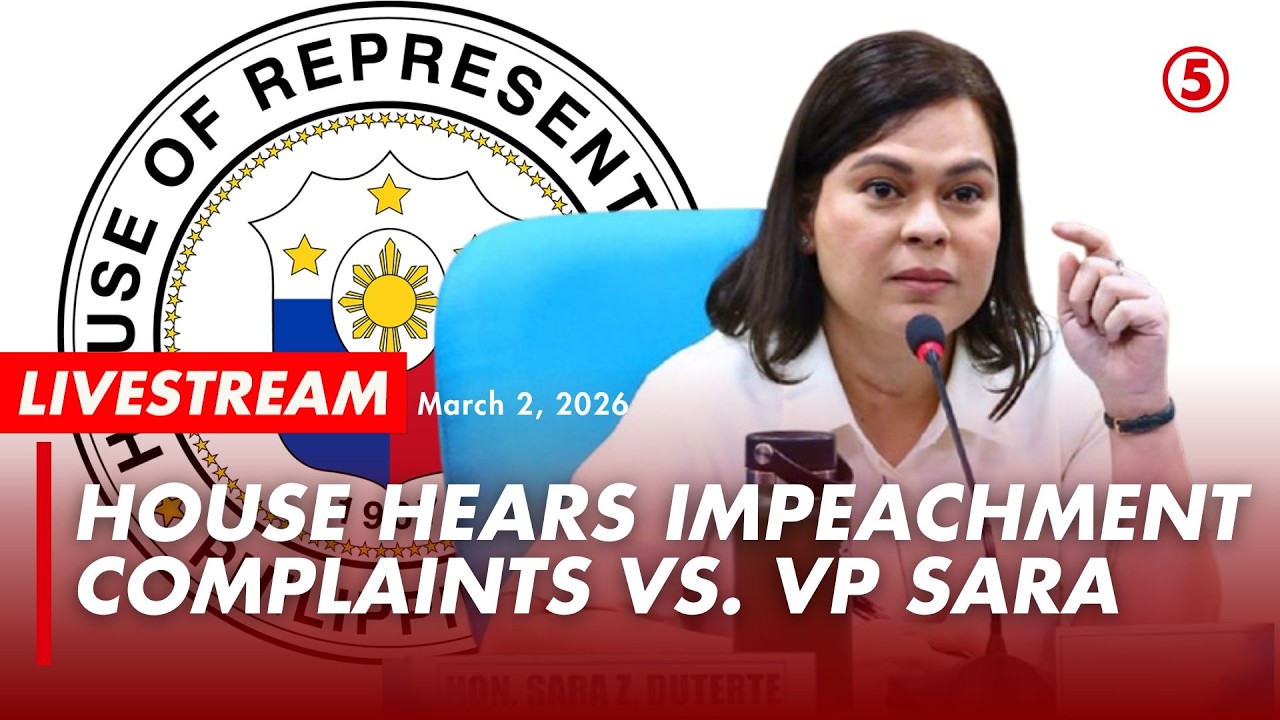 LIVE | House Justice panel deliberates on impeachment raps vs. Vice Pres. Sara Duterte