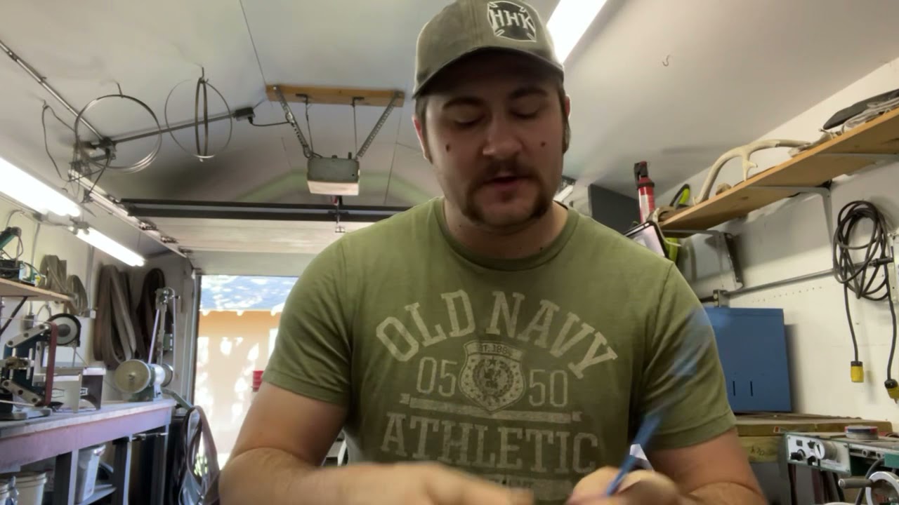 HOW I SHAPE MY FULL TANG HANDLES