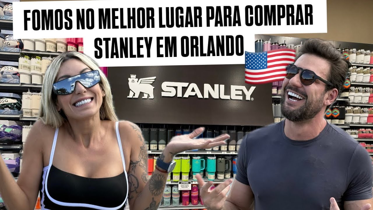 Você Não Vai Acreditar na Variedade de Copos Stanley nessa Loja em Orlando! 😲🥤