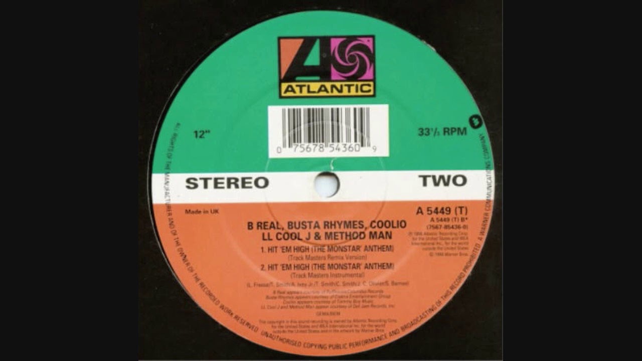 B Real, Busta Rhymes, Coolio, LL Cool J & Method Man - Hit 'Em High (Original Instrumental)