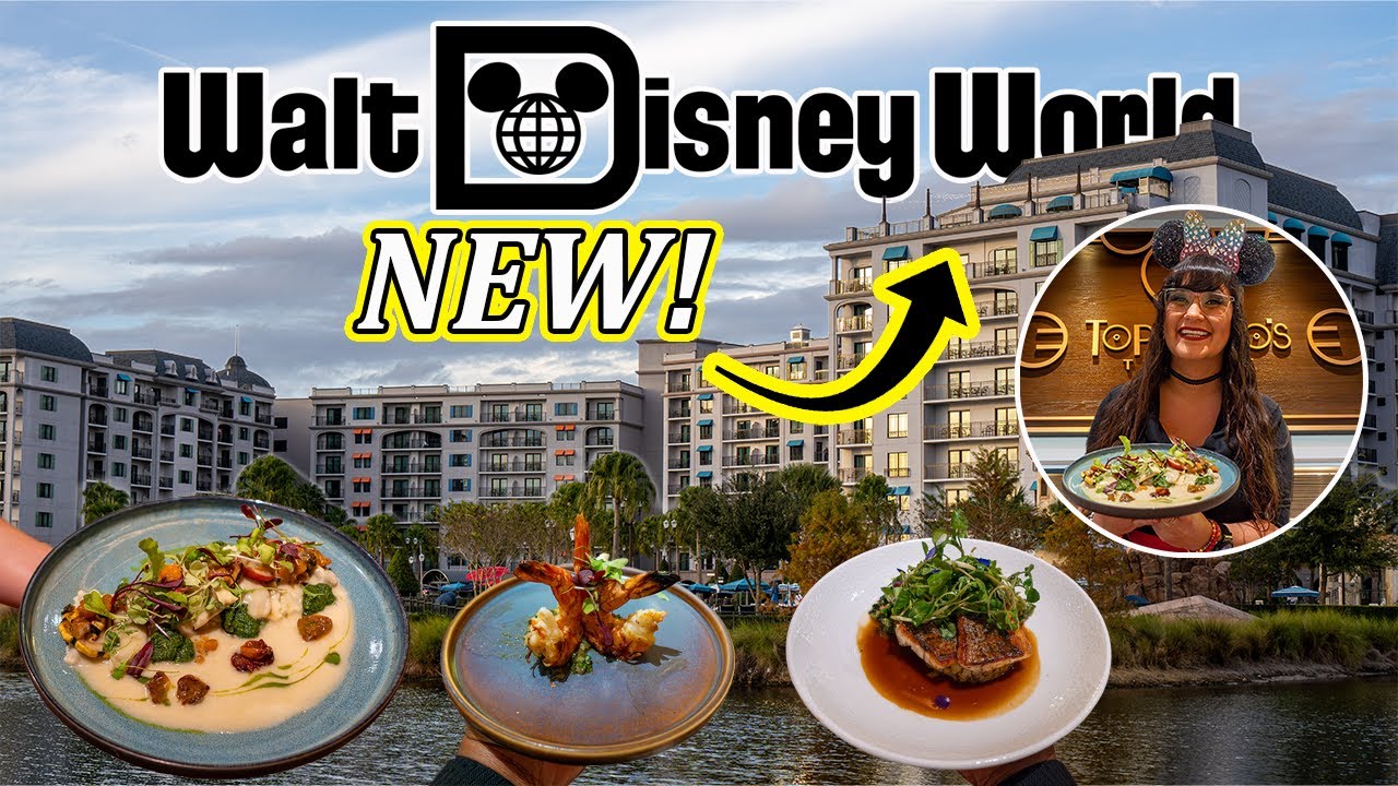 В ресторане Topolino's Terrace произошли НОВЫЕ ИЗМЕНЕНИЯ В МЕНЮ ✨ Обзор еды в Disney World Riviera