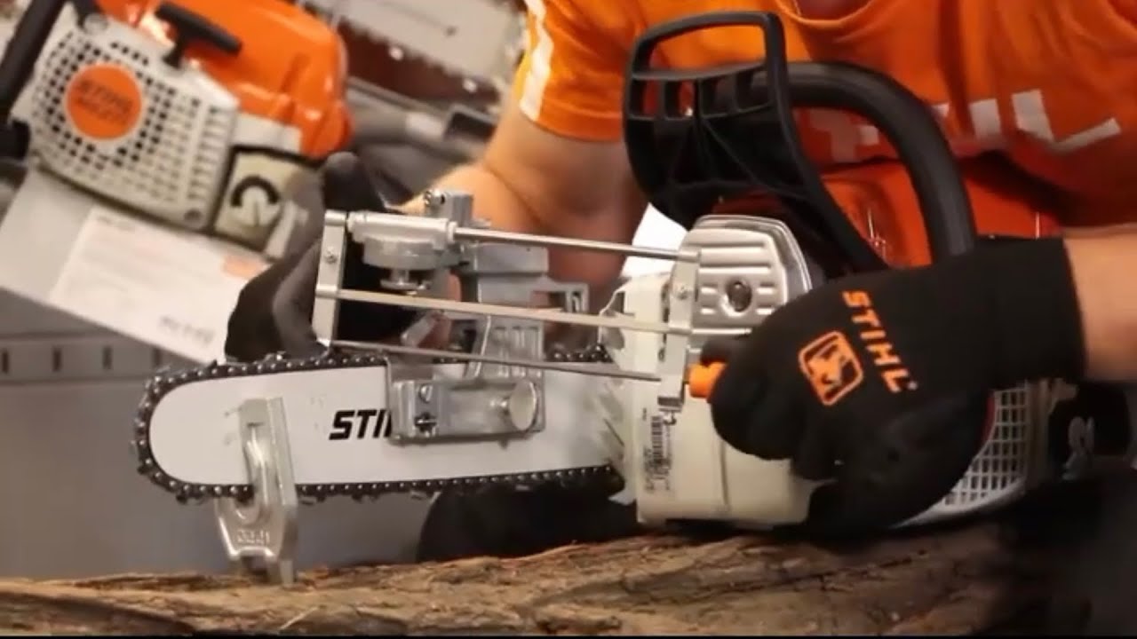 Заточить цепь пилы самому легко!