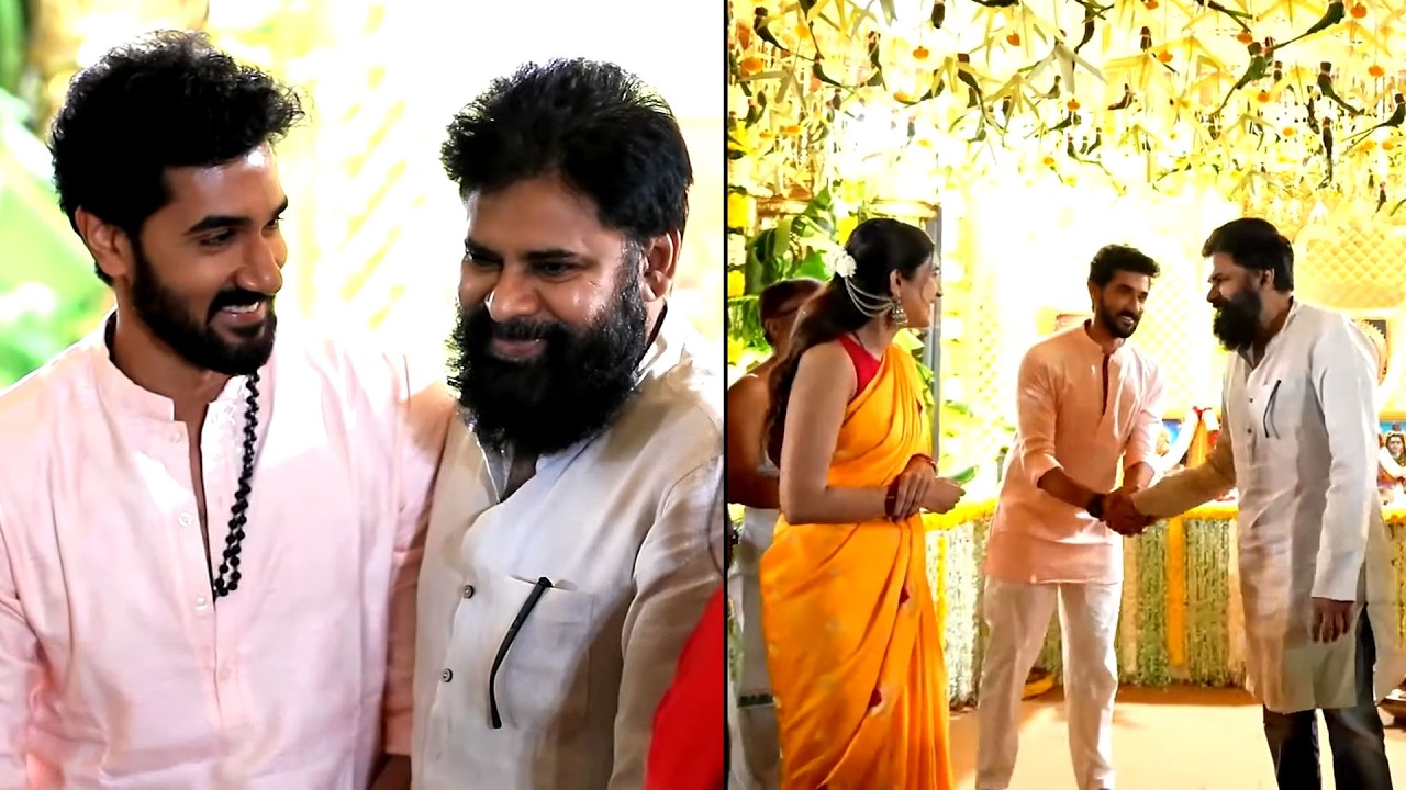 Pawan Kalyan Fun With Sangeeth Shobhan | Varun Tej&rsquo;s #Bhari Movie Launch & Pooja Ceremony