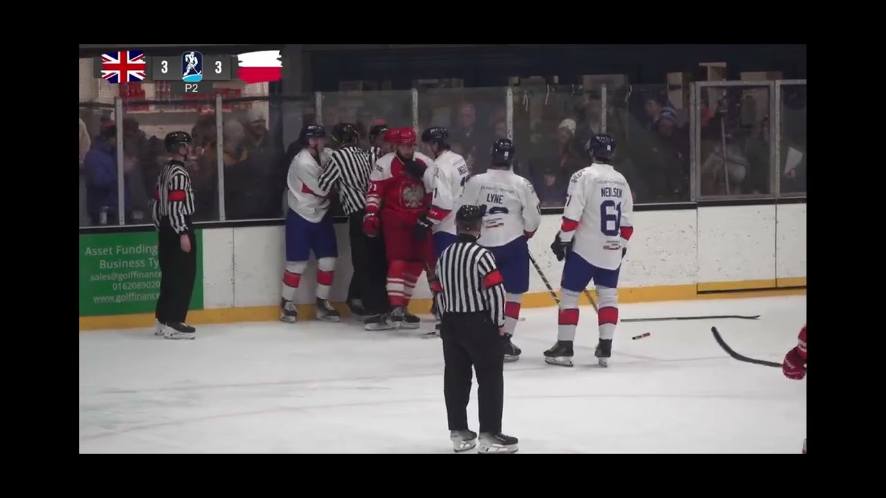 Ice Hockey fighting, British warrior, men’s ice hockey battle #fighting #British # Polish # warriors