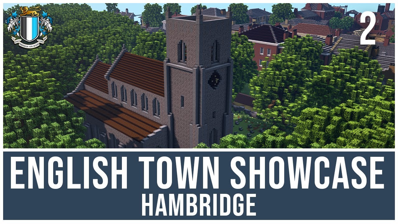 Minecraft English Town Showcase - Hambridge Part 2 - Minecraft Victorian town