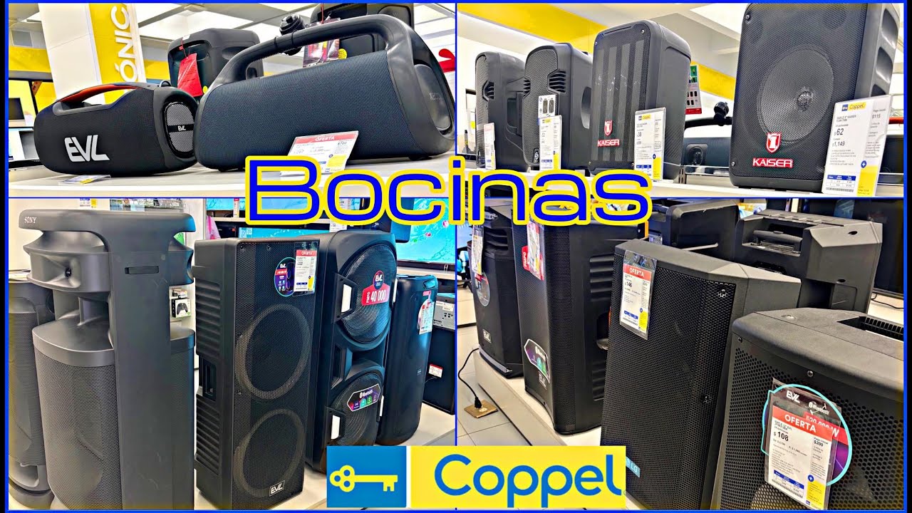 BOCINAS 🔊 EN OFERTA🤑 EN COPPEL 💙