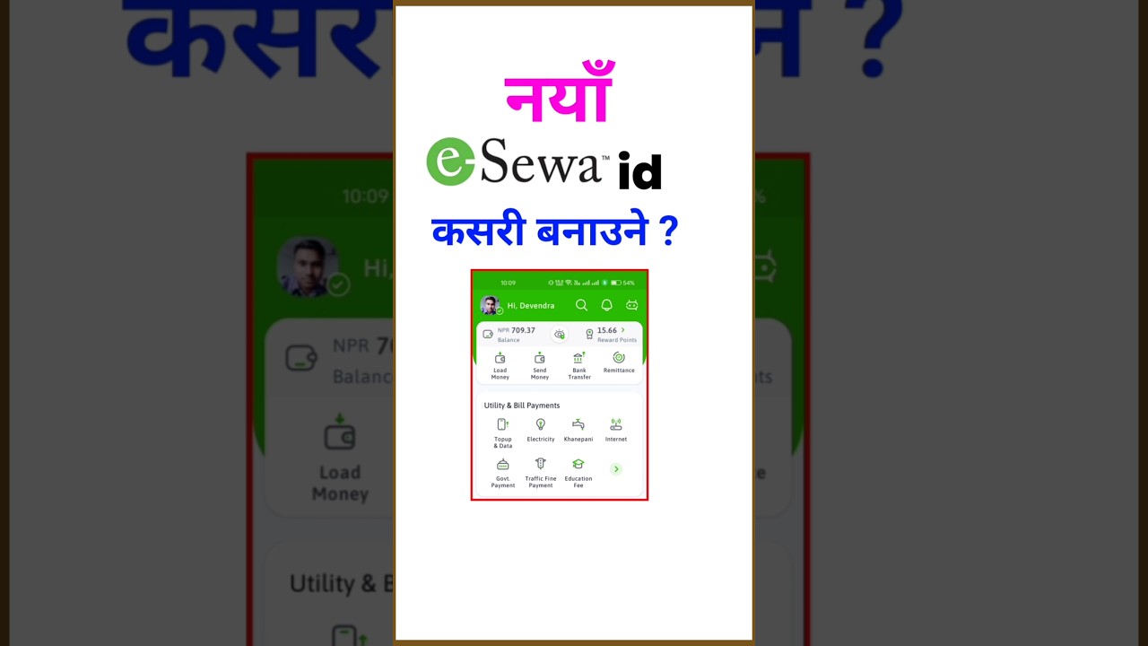 eSewa Kasari Kholne /eSewa id Kasari Banaune / How to Create eSewa id #shorts #esewa