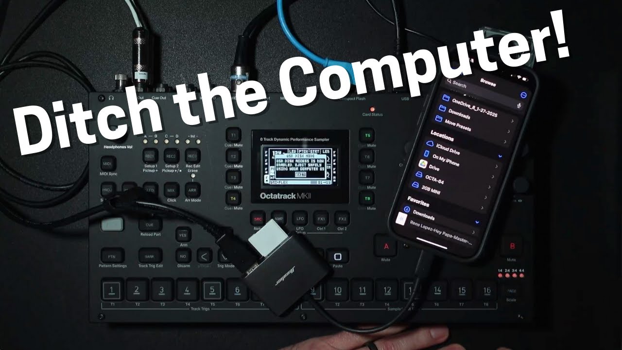 Manage Octatrack Files with Just Your Phone!