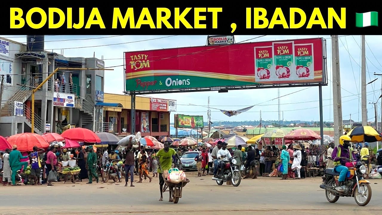 BODIJA MARKET IBADAN | ONE OF NIGERIA’S BUSIEST & OLDEST FOOD MARKET 